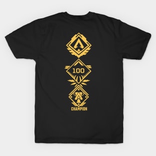 Apex Legend - Your champion ( Front and back ) Single Color T-Shirt